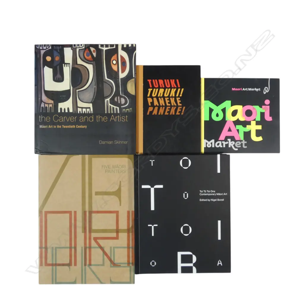 FIVE PUBLICATIONS ON CONTEMPORARY MAORI ART - SEE DESCRIPTION Image 1++